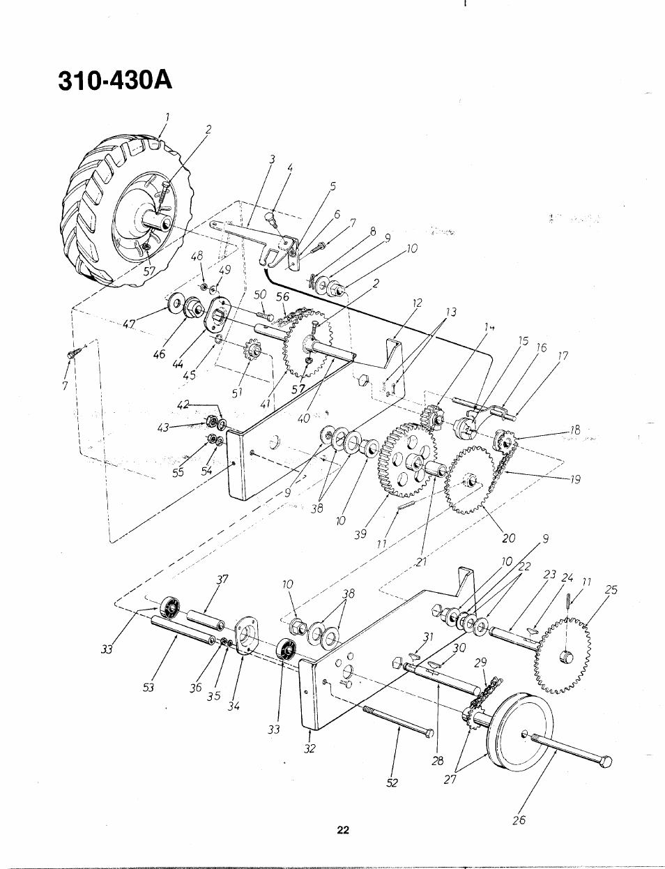 430a | MTD 310-430A User Manual | Page 22 / 27