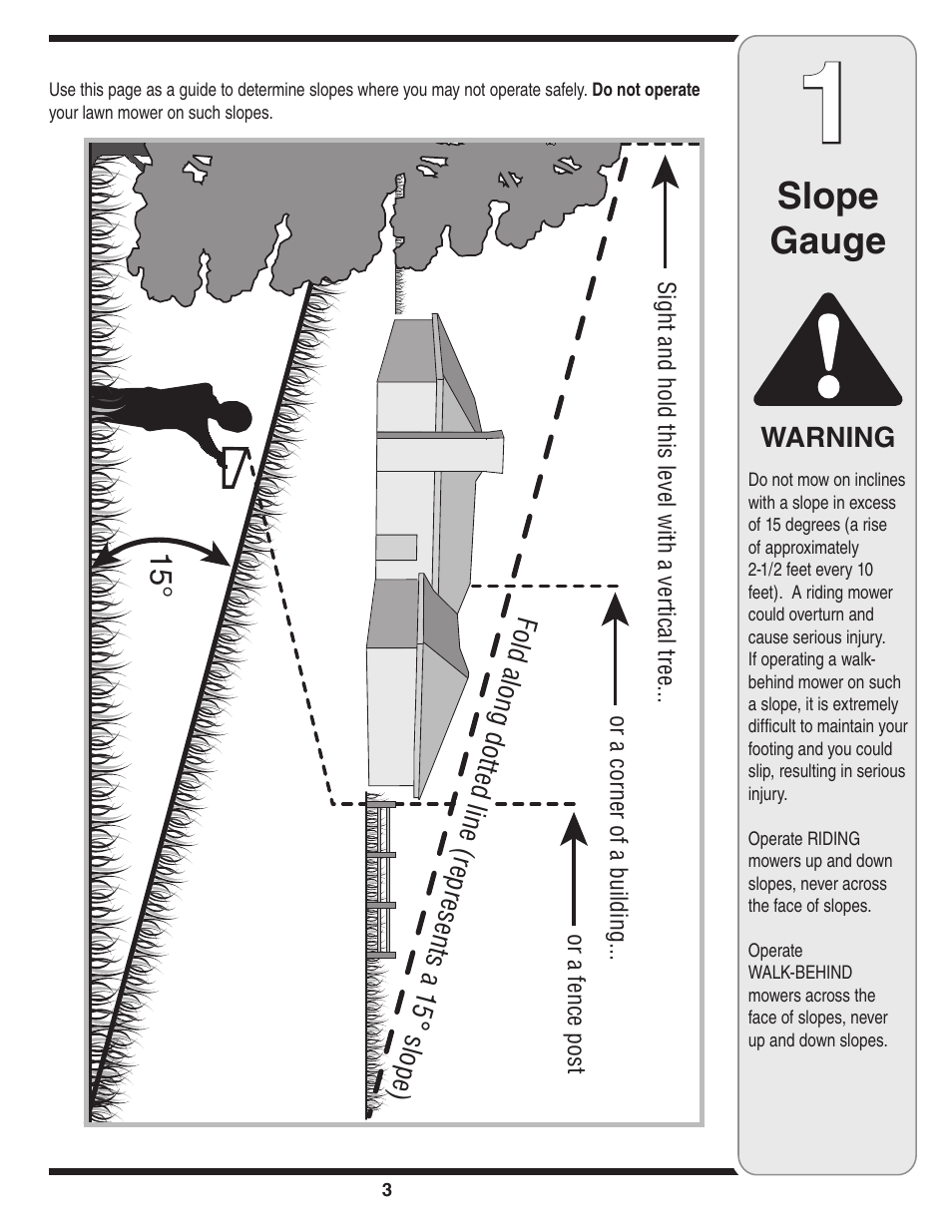 Slope gauge | MTD 100 Series User Manual | Page 3 / 28