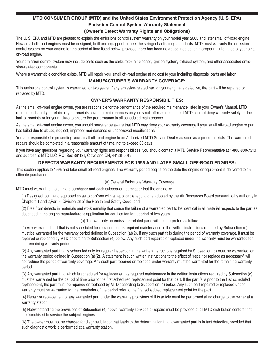 MTD 08M User Manual | Page 28 / 56