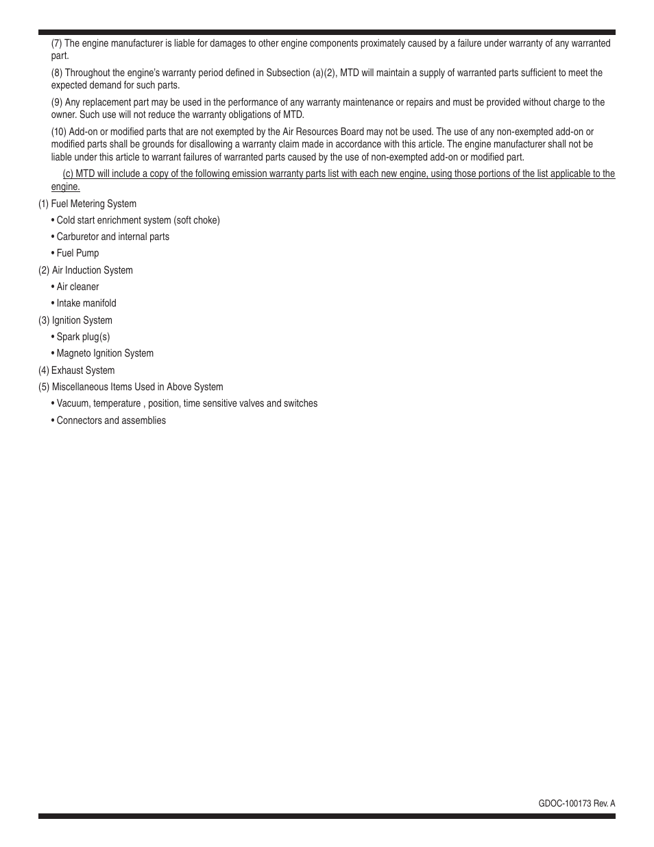 MTD 08M User Manual | Page 29 / 56