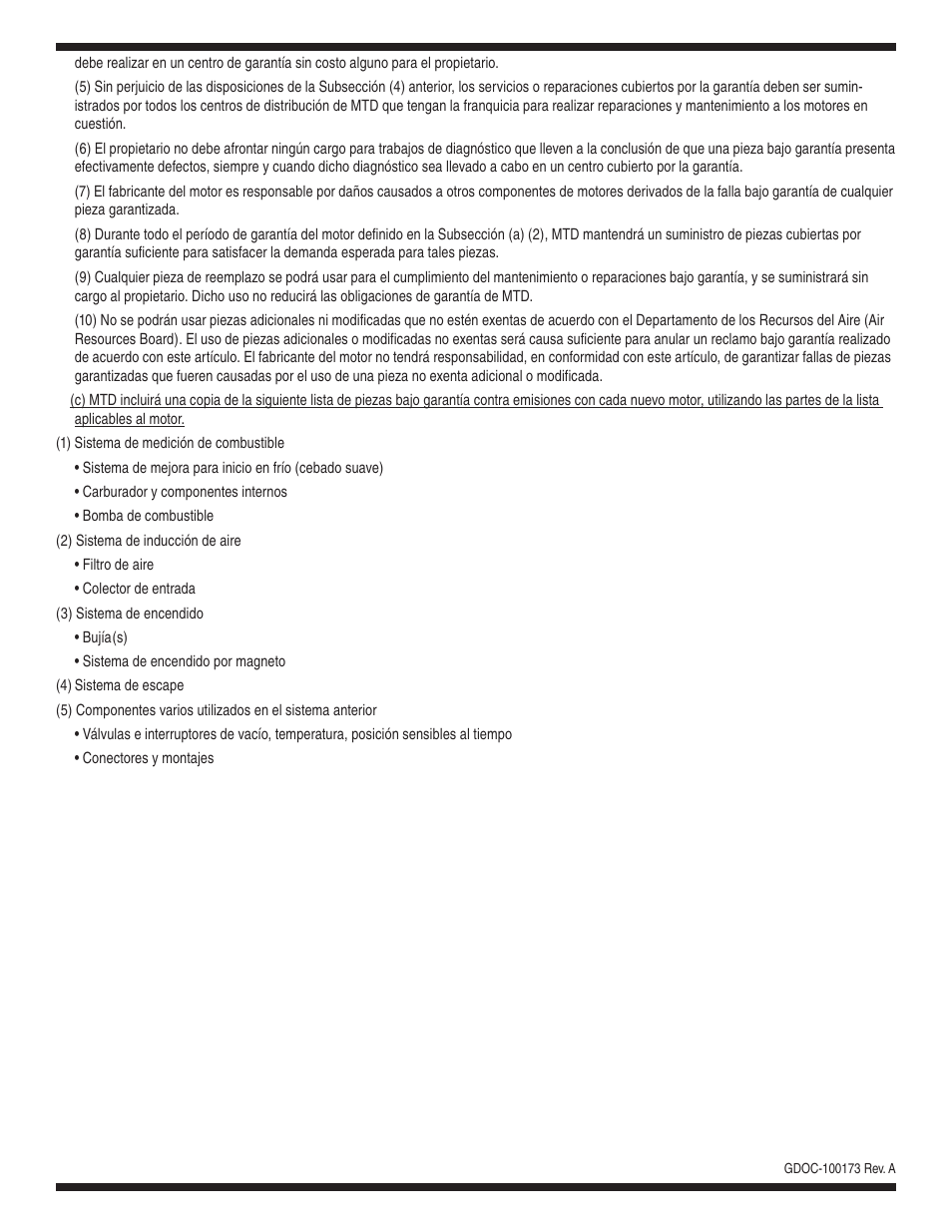 MTD 08M User Manual | Page 55 / 56