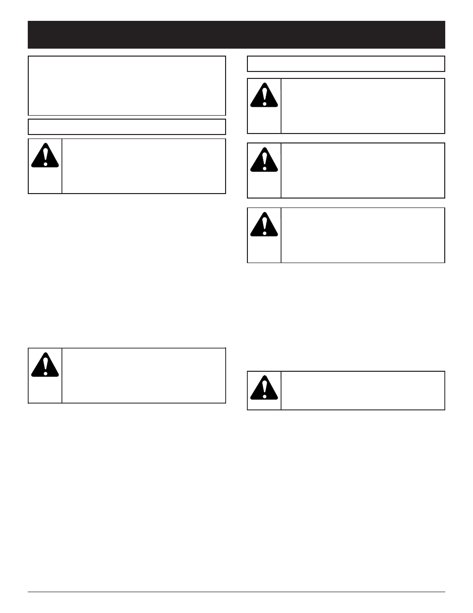 Warning: • important safety instructions, Warning, Danger | Caution, Safety alert, Rules for safe operation, Read all instructions | MTD MB320BV User Manual | Page 3 / 72