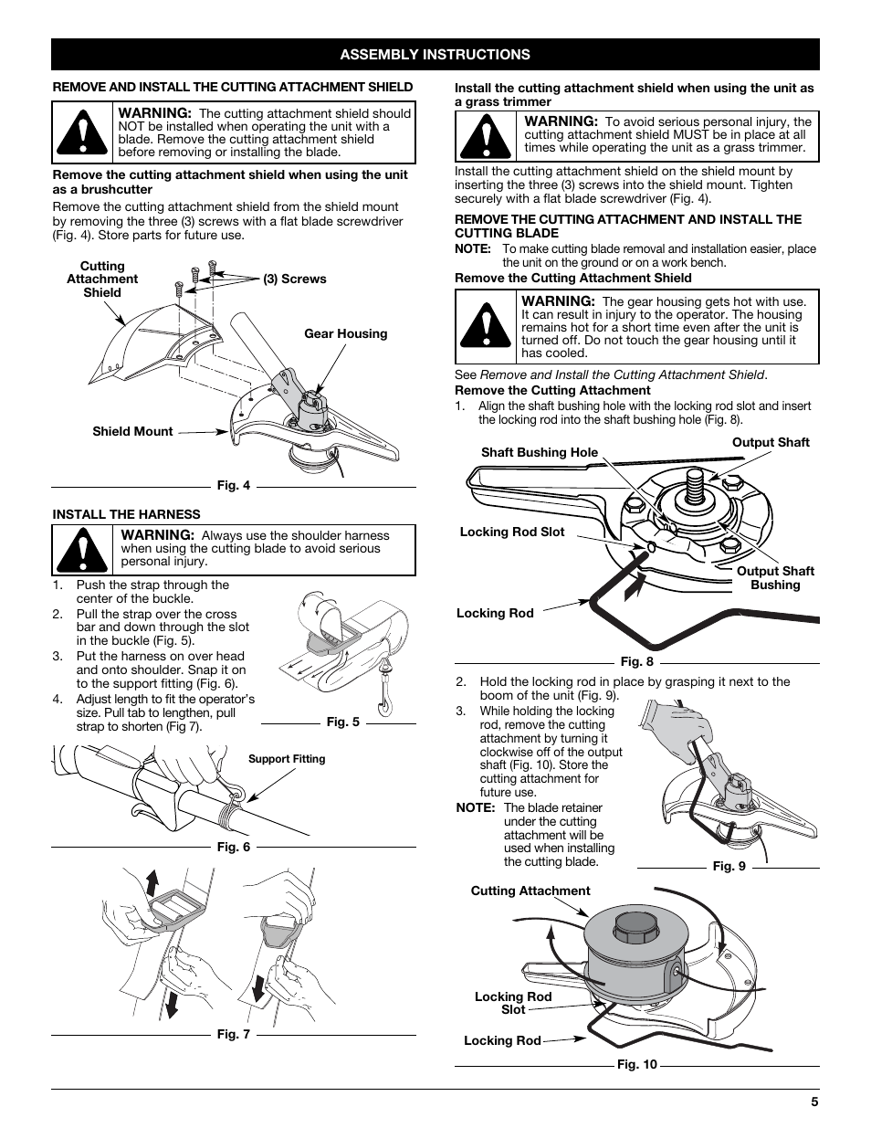 MTD Yard-Man YM90BC User Manual | Page 5 / 56