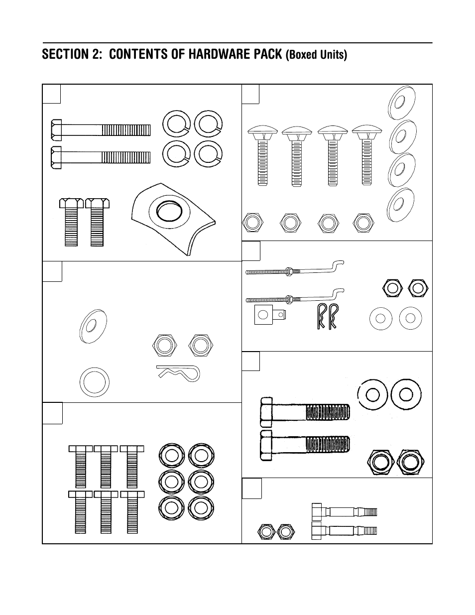 Boxed units) | MTD 664G User Manual | Page 5 / 32