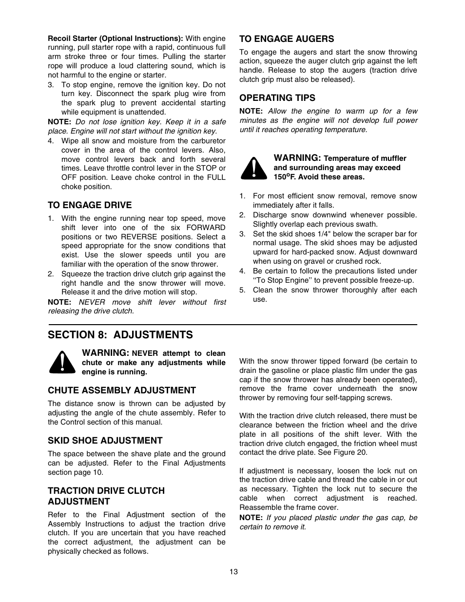 MTD E762F User Manual | Page 13 / 30