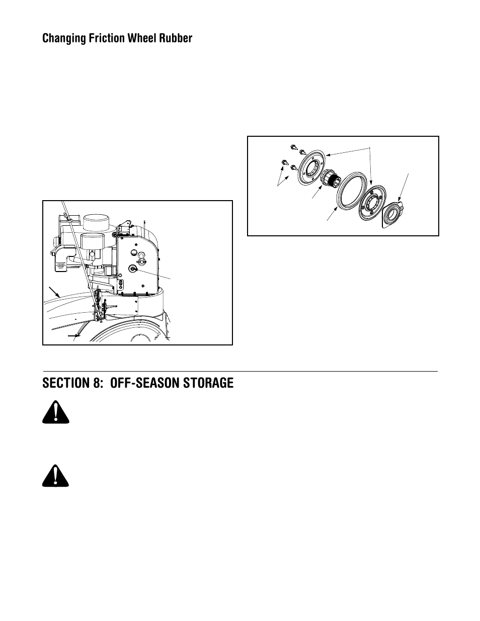 Changing friction wheel rubber | MTD H660G User Manual | Page 16 / 24