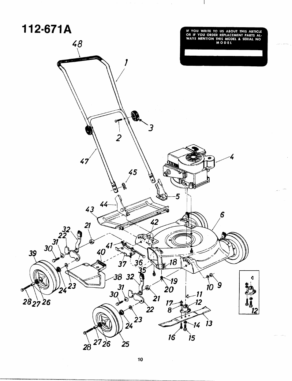 671a | MTD 112-671A User Manual | Page 10 / 12