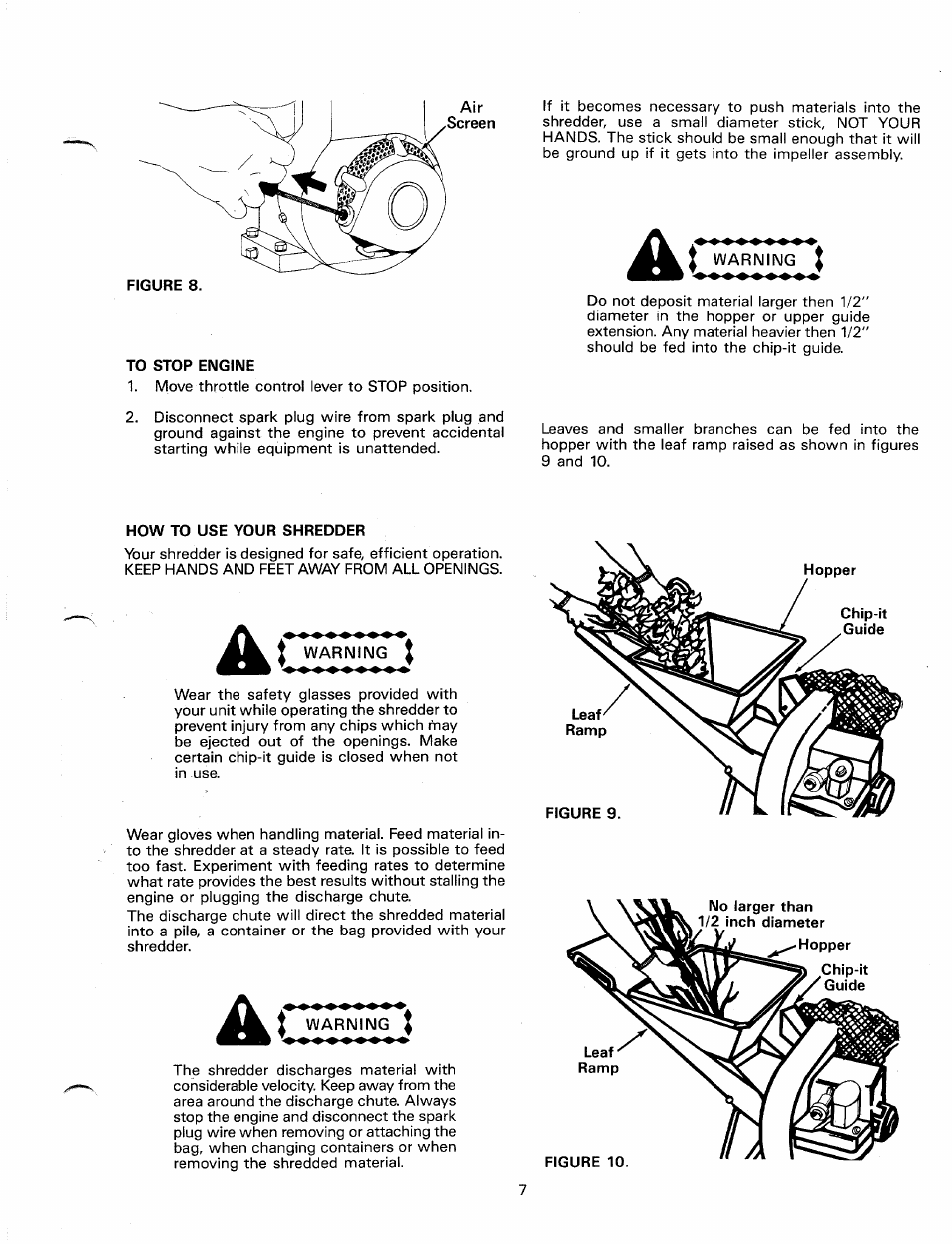 Warning, How to use your shredder, Ac warning | MTD 247-650-000 User Manual | Page 7 / 14