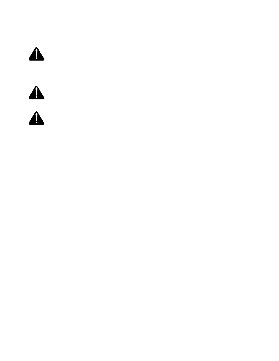 Warning | MTD 050 thru 062 User Manual | Page 2 / 20