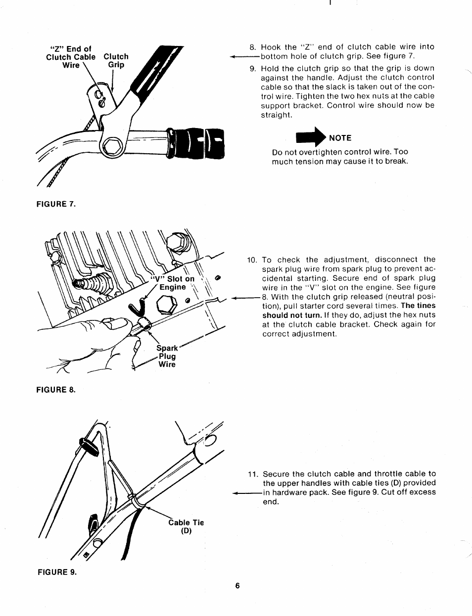 Note | MTD 216-031-000 User Manual | Page 6 / 16