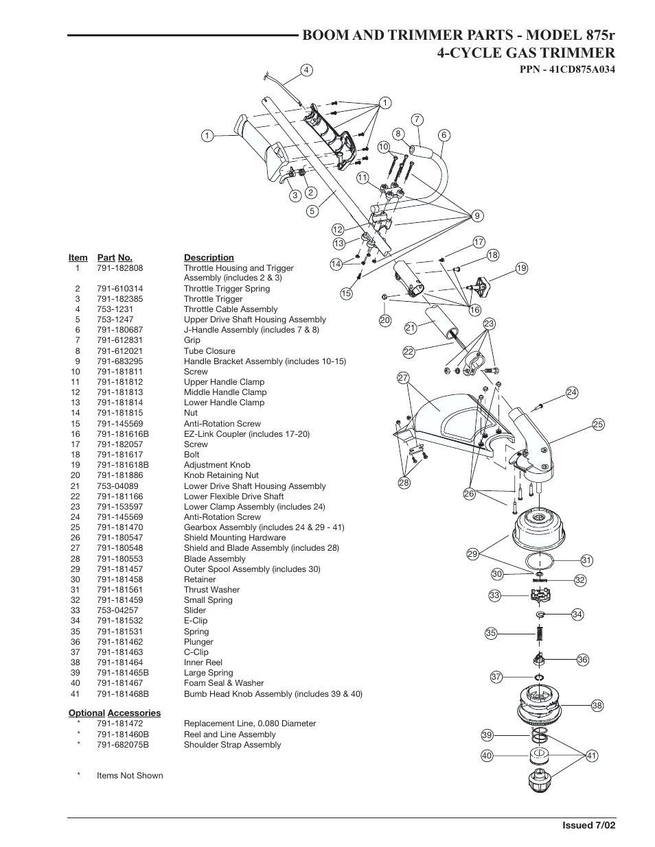 MTD 875r User Manual | Page 3 / 3