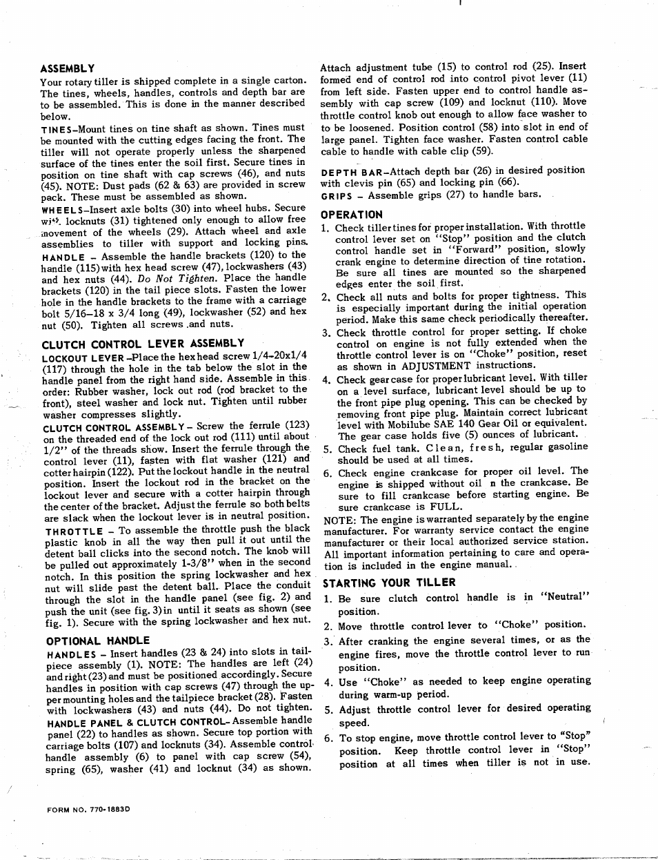 MTD 219-350 User Manual | Page 4 / 8