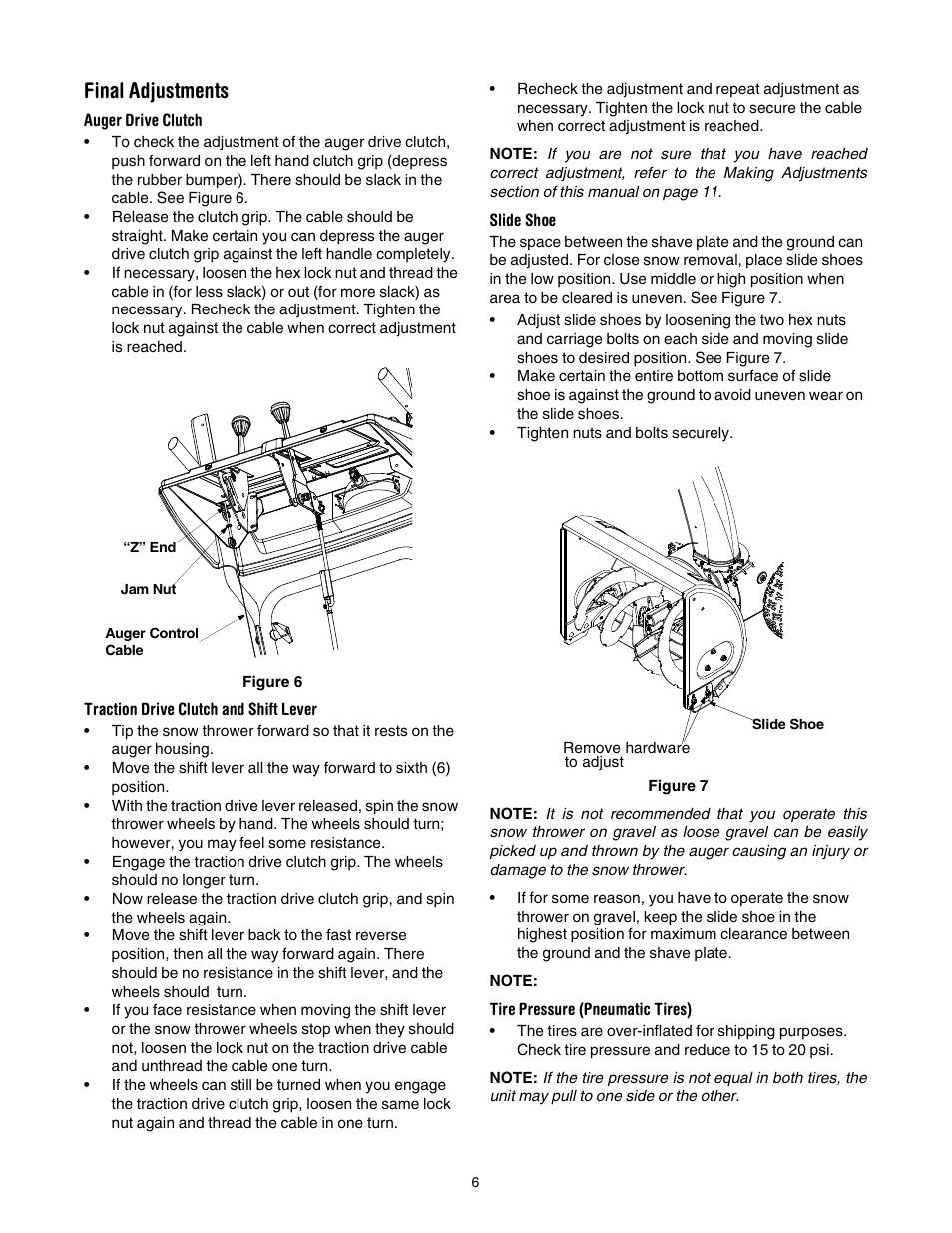 Final adjustments | MTD 31AH553G401 User Manual | Page 6 / 28