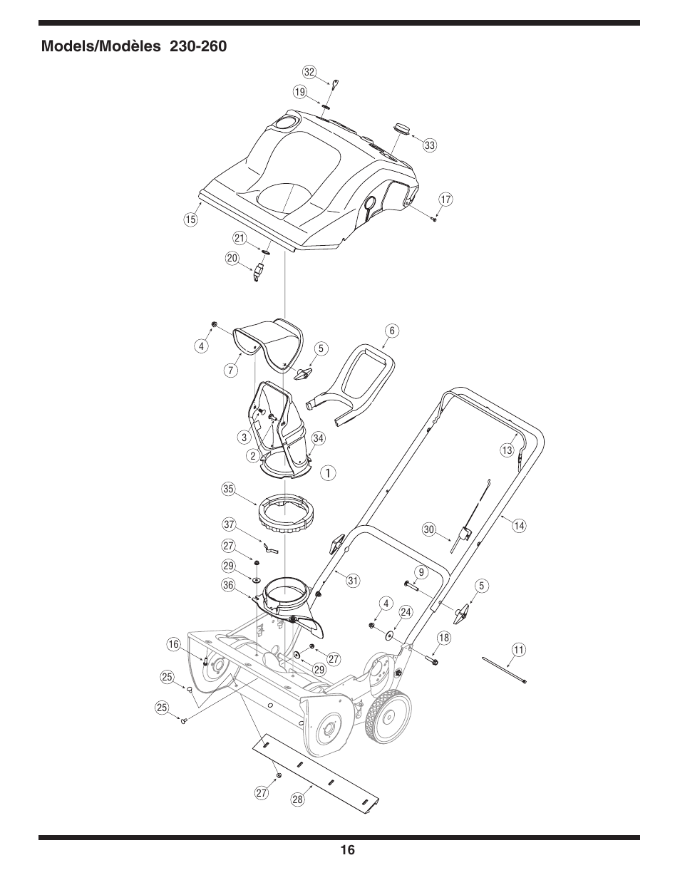 MTD 230 FR User Manual | Page 16 / 32