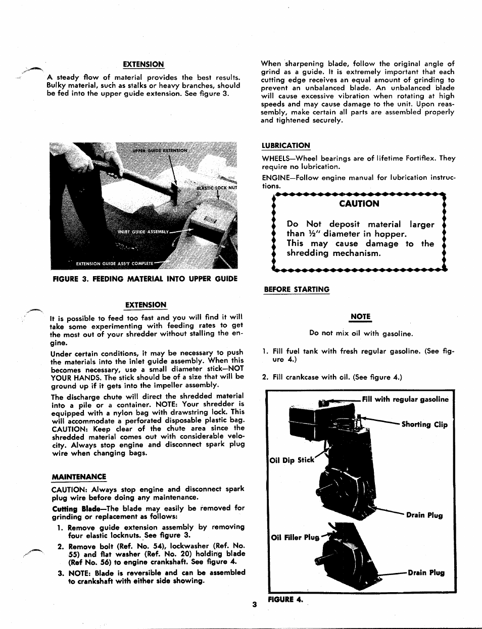 Caution | MTD 243-650 User Manual | Page 3 / 8