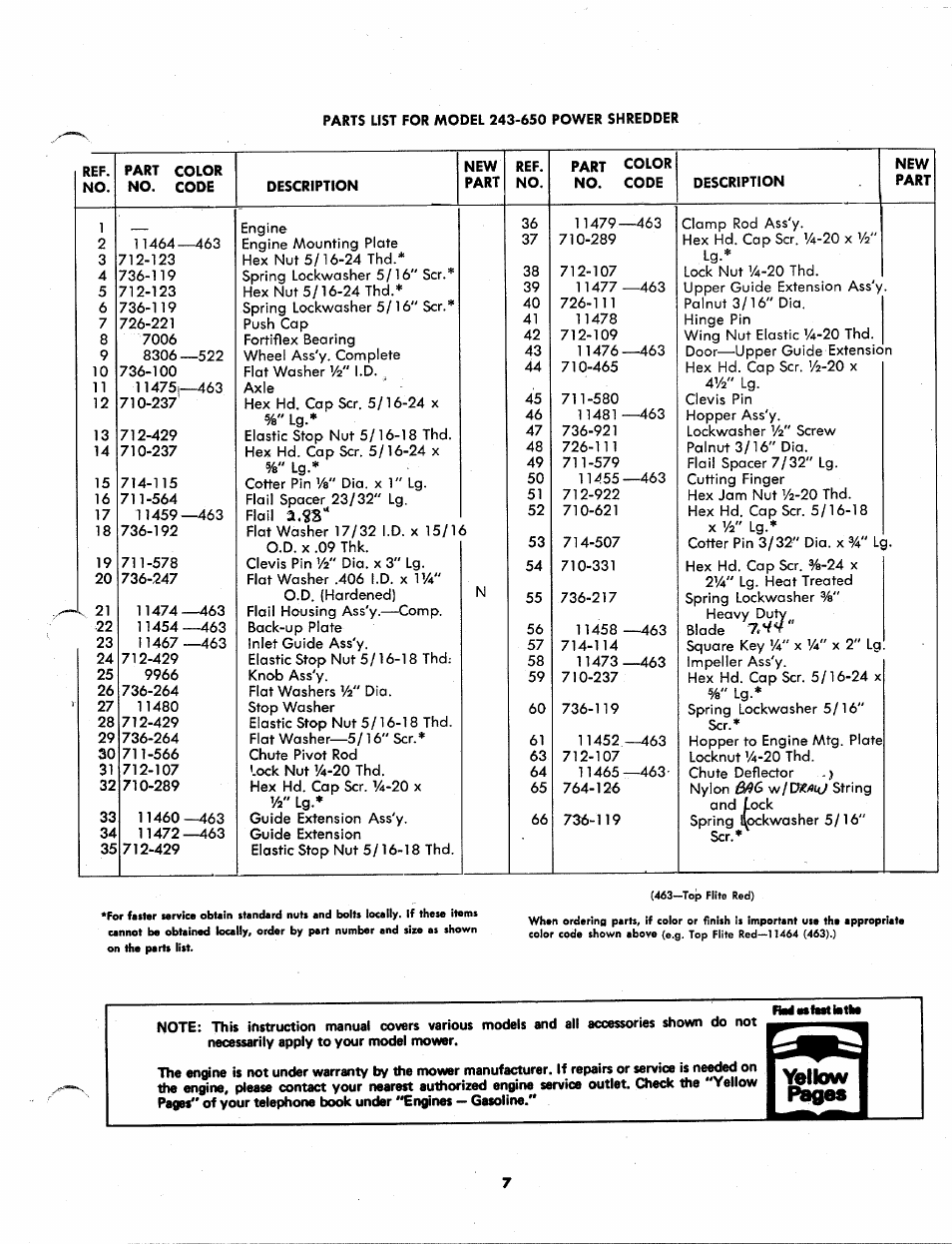 MTD 243-650 User Manual | Page 7 / 8