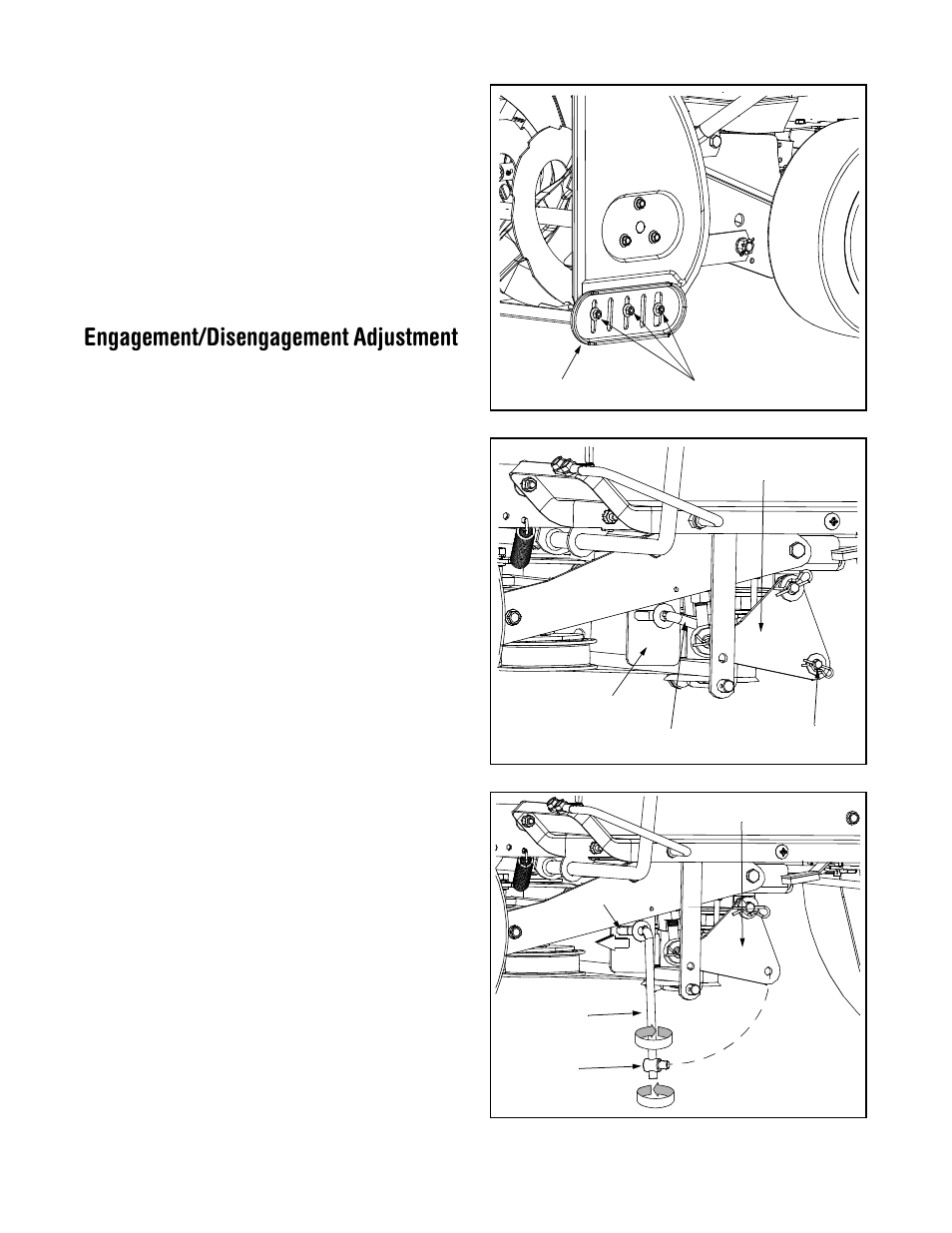 Engagement/disengagement adjustment | MTD OEM-190-627 User Manual | Page 13 / 20