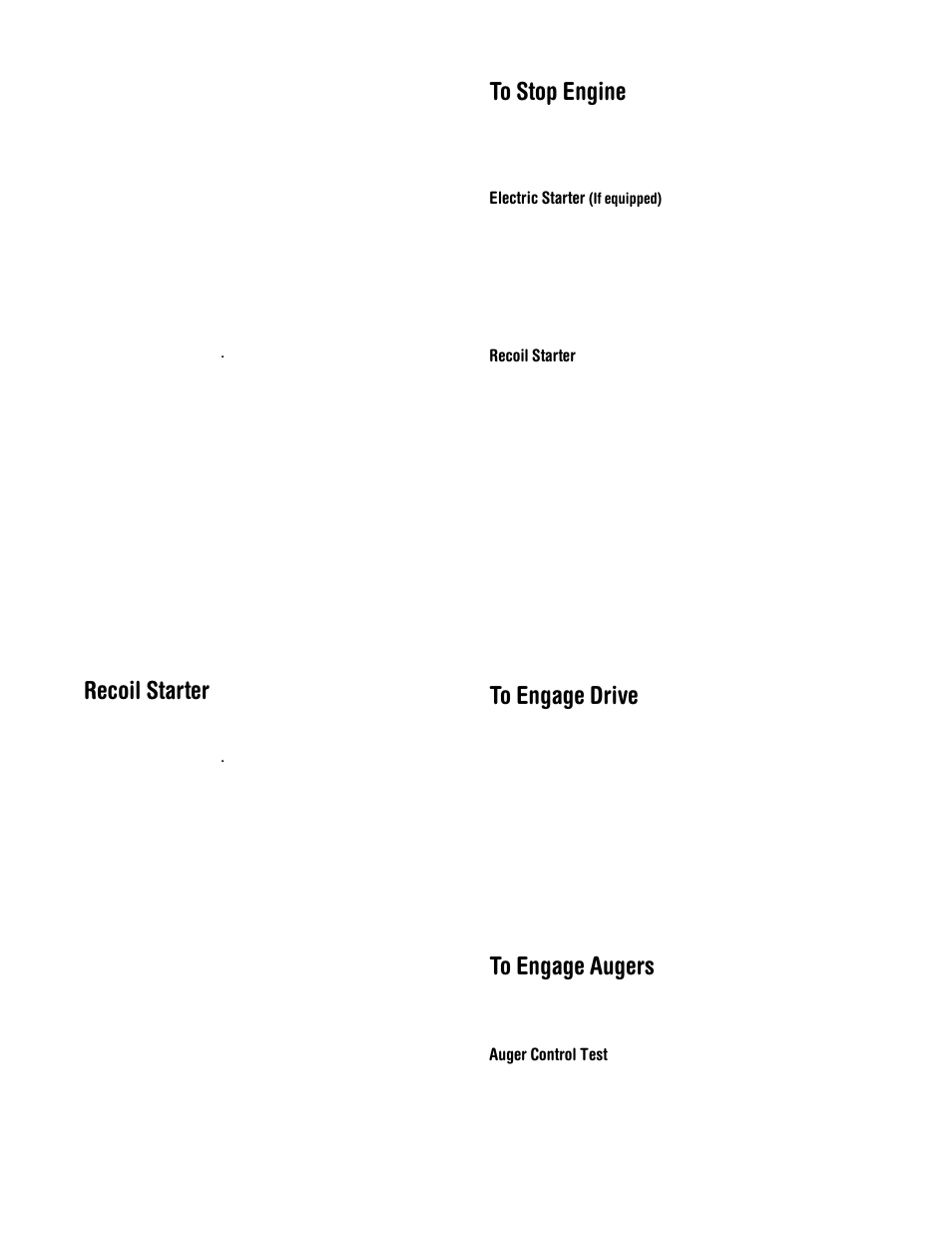 Recoil starter | MTD 611 User Manual | Page 12 / 28