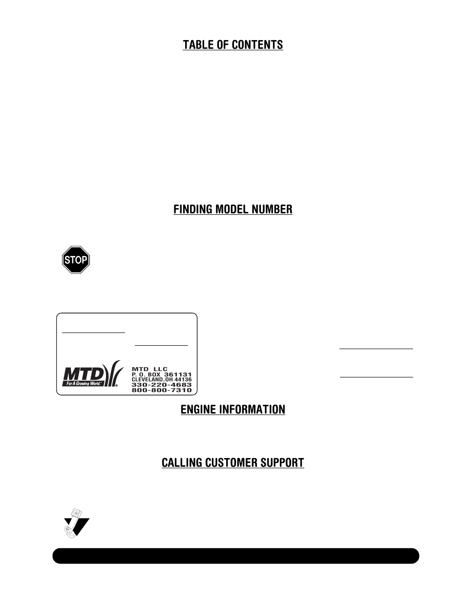 MTD 611 User Manual | Page 2 / 28