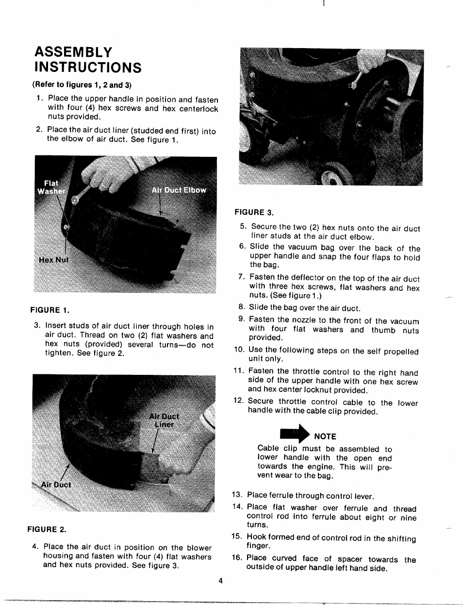 Assembly, Instructions | MTD 240-680A User Manual | Page 4 / 15