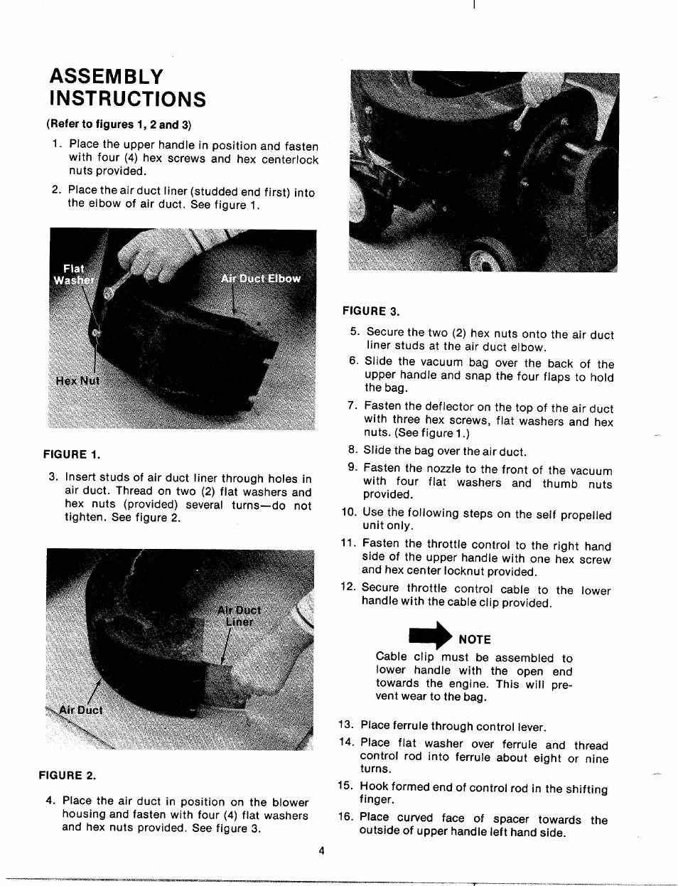 Assembly, Instructions | MTD 240-680A User Manual | Page 6 / 15