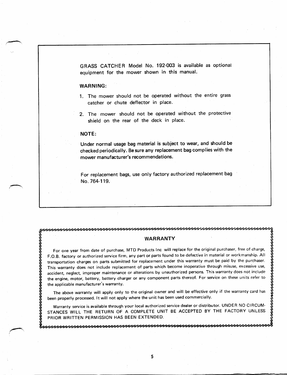 MTD 112-200 User Manual | Page 5 / 6