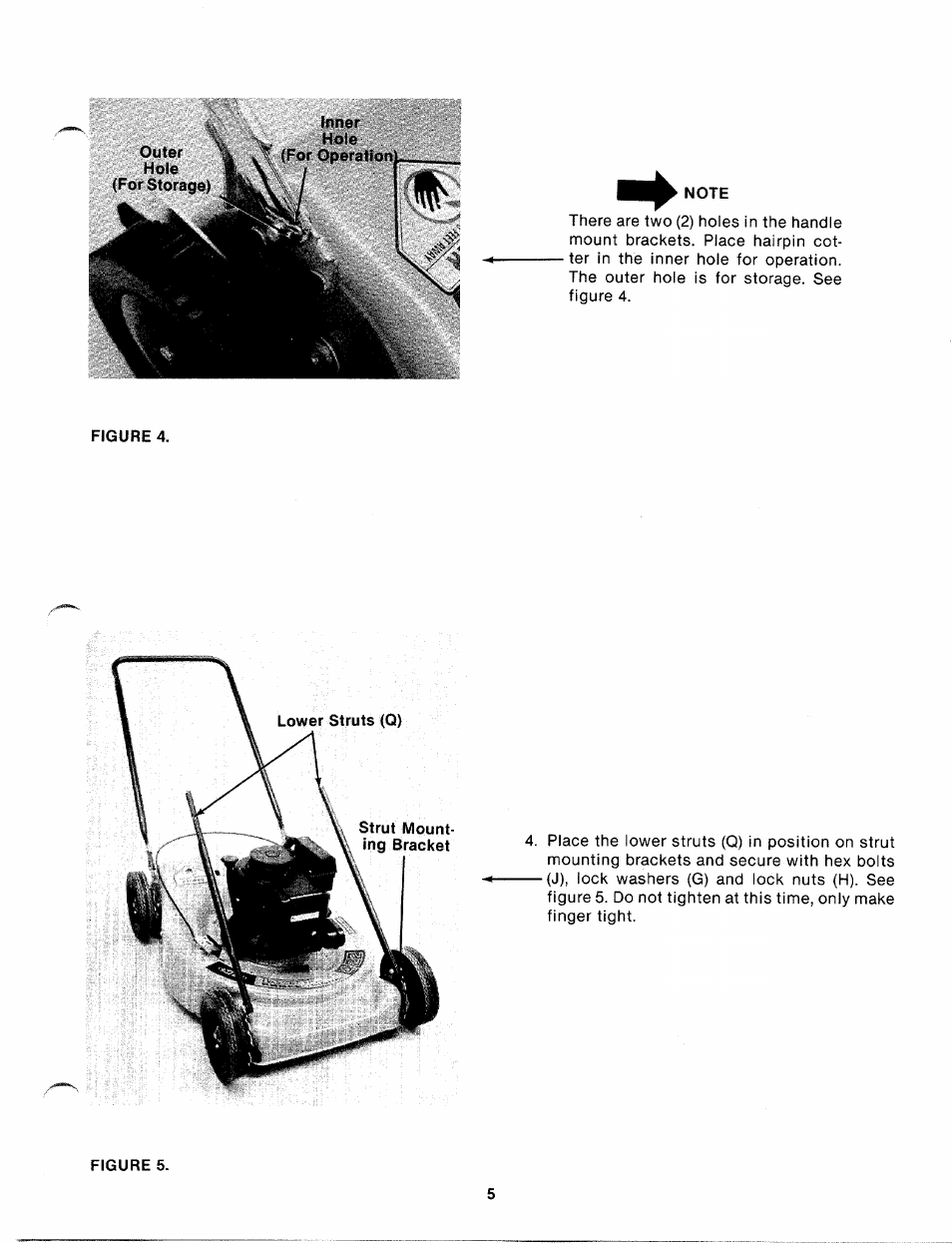 Note | MTD 111-638A User Manual | Page 5 / 19