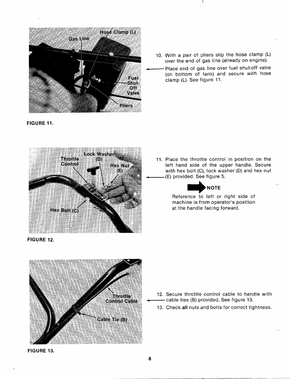 Note | MTD 111-638A User Manual | Page 8 / 19