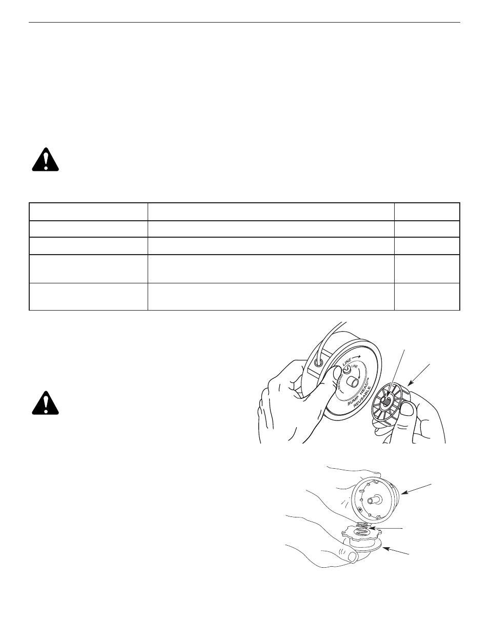 Maintenance schedule, Line installation | MTD YM400 User Manual | Page 11 / 64