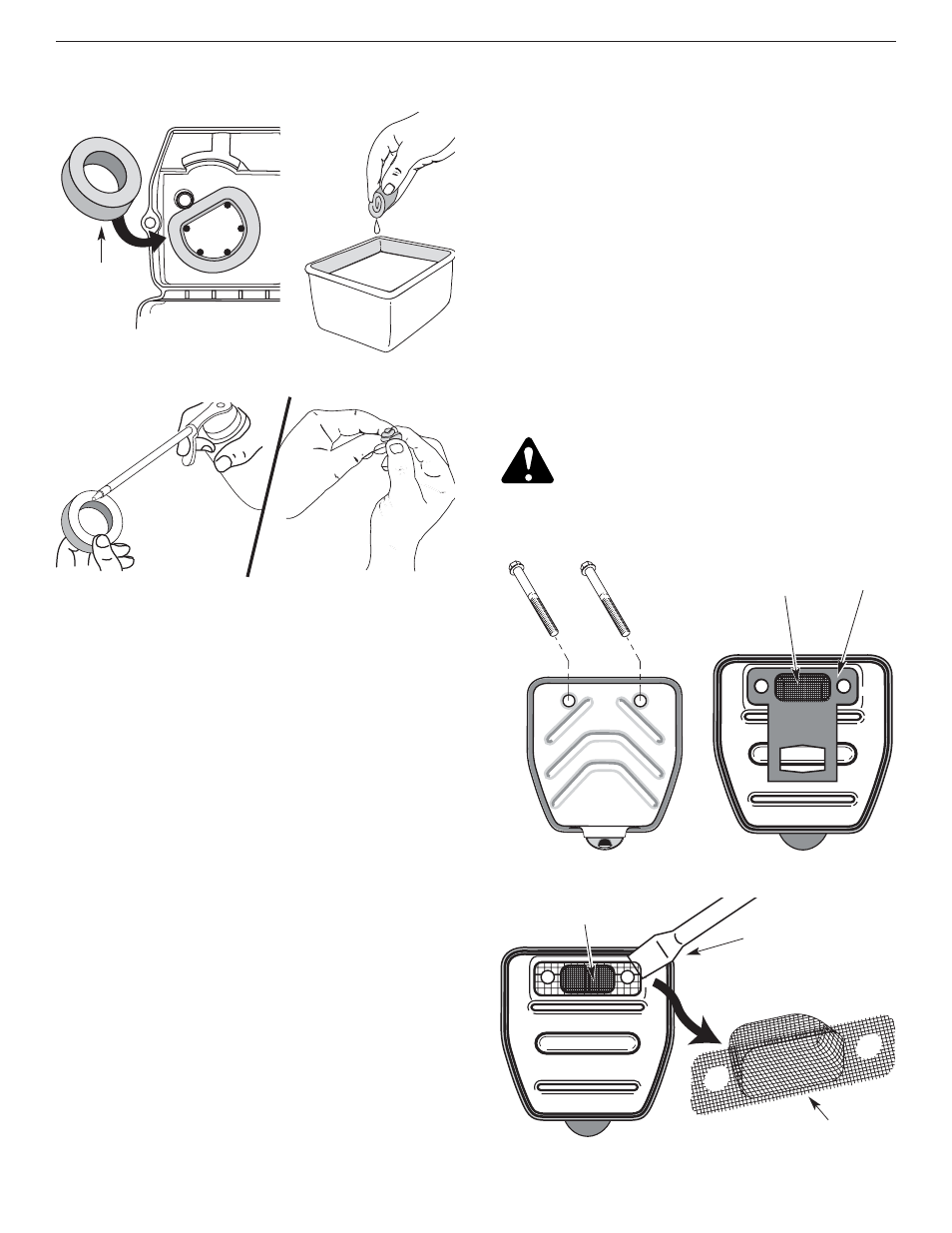 Mantenimiento del parachispas | MTD YM400 User Manual | Page 54 / 64