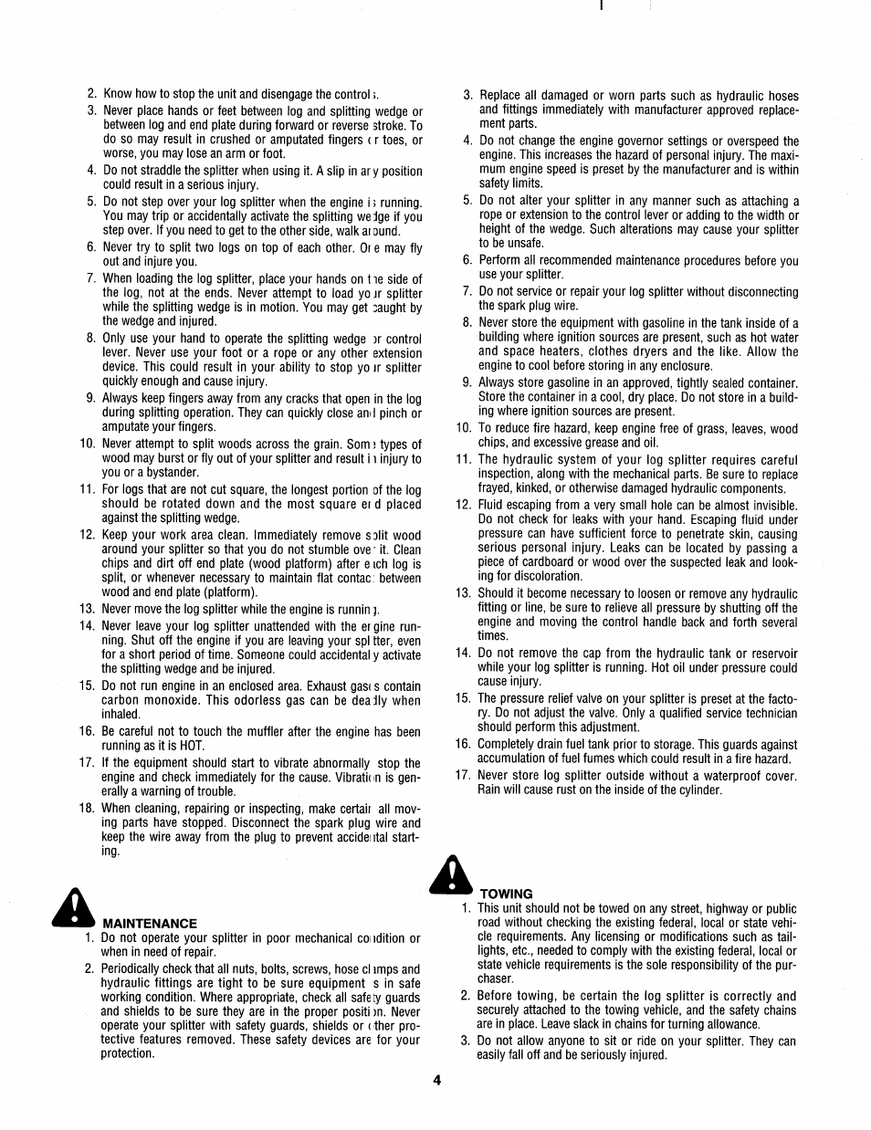 MTD 242-632-000 User Manual | Page 4 / 20