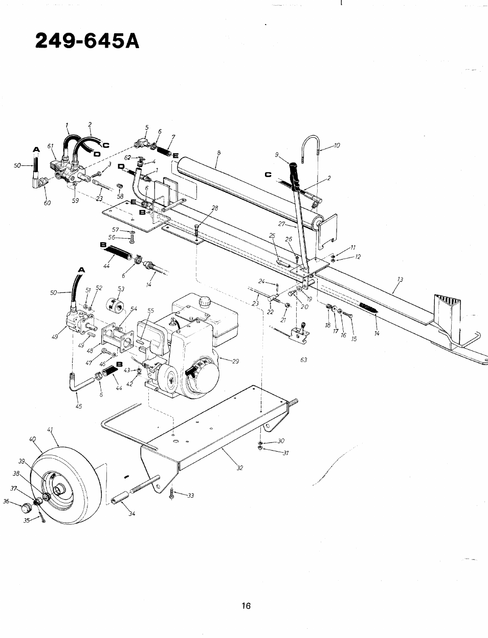 645a | MTD 249-645A User Manual | Page 16 / 20