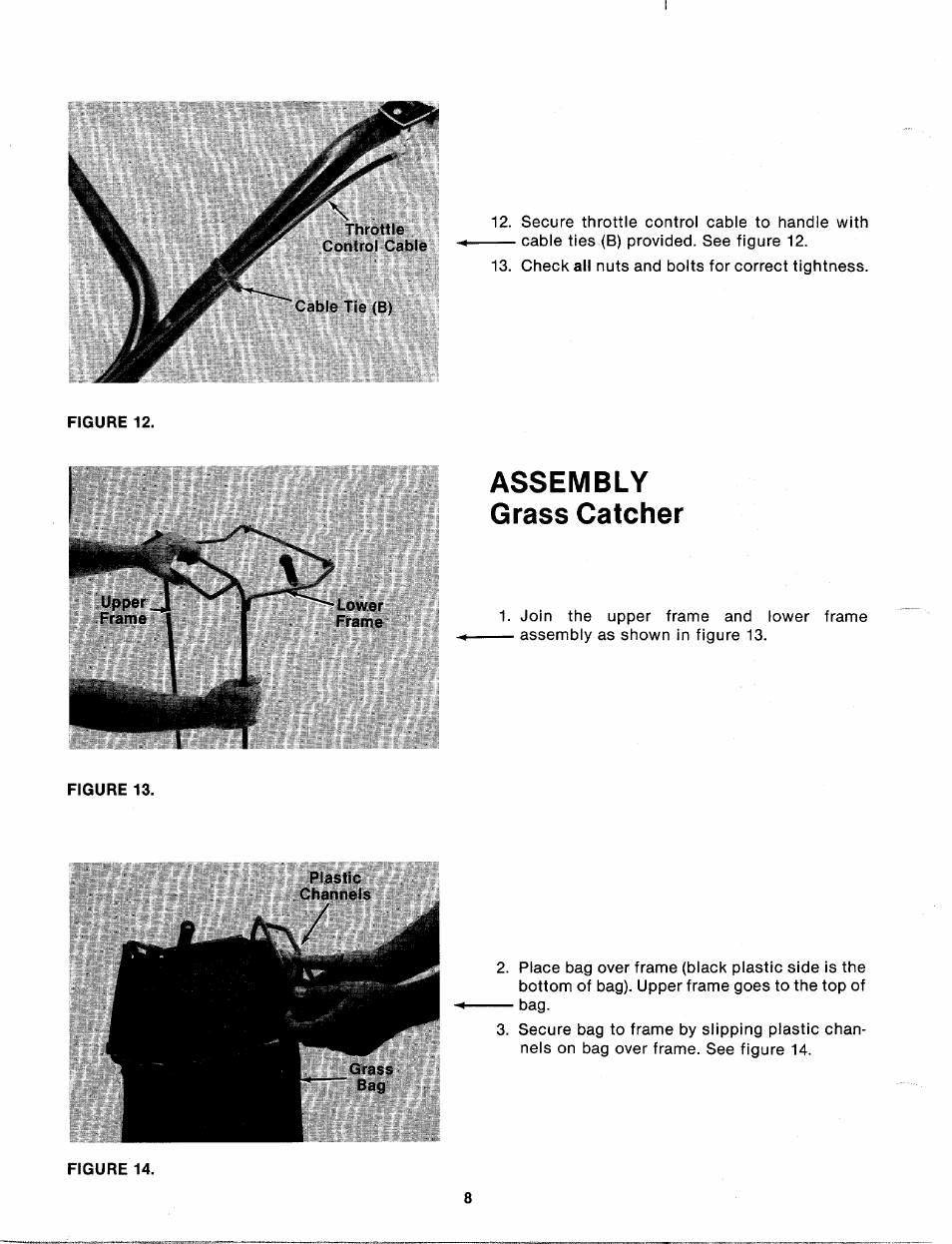 Assembly grass catcher | MTD 112-638A User Manual | Page 8 / 16