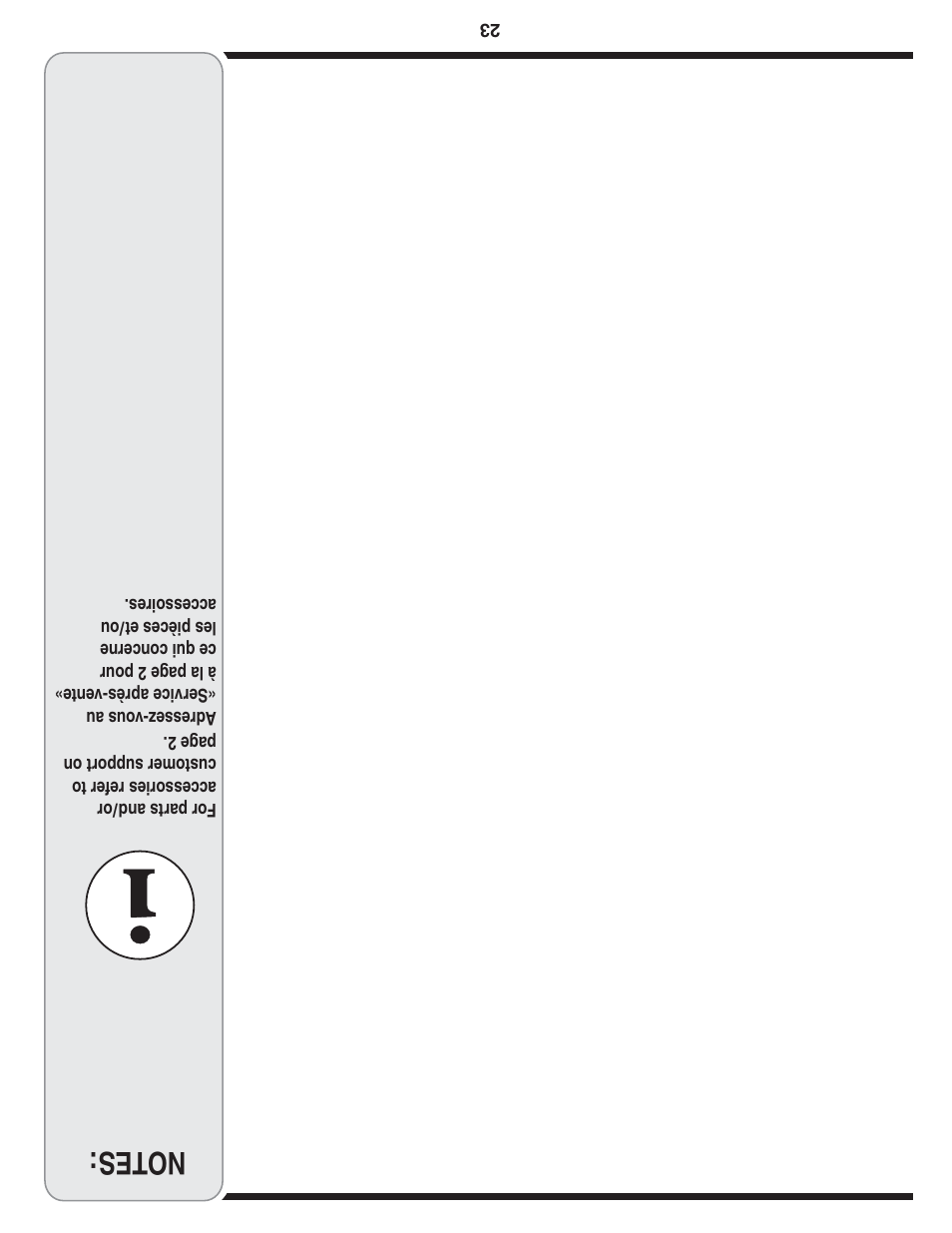 Not es | MTD Troy-Bilt User Manual | Page 34 / 56