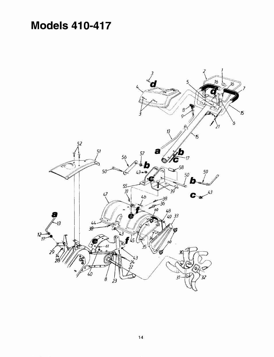 MTD 410 - 422 User Manual | Page 14 / 20