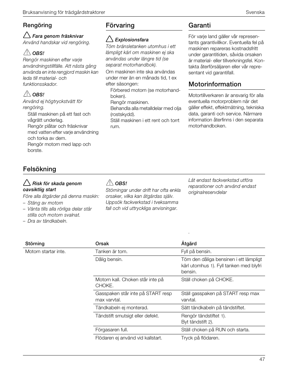 Vzevmrk, Everxm, 1sxsvmrjsvqexmsr | Ipw¸ormrk, 6irk¸vmrk | MTD 769-01558 User Manual | Page 50 / 87