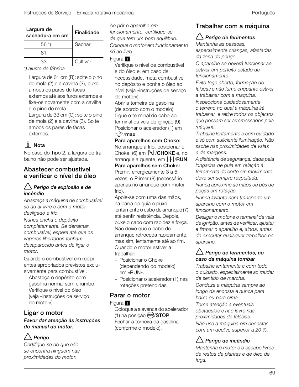 Fewxigiv gsqfywx¿zip i zivmjmgev s r¿zip hi ºpis, 0mkev s qsxsv, 4evev s qsxsv | 8vefeplev gsq e qéuymre | MTD 769-01558 User Manual | Page 72 / 87