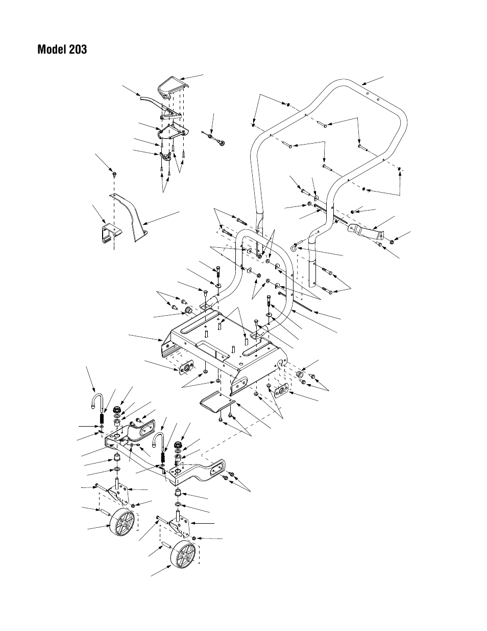 Model 203 | MTD Yard-Man 203 User Manual | Page 18 / 20