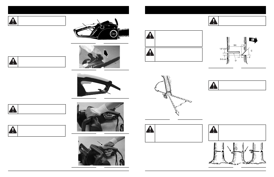 Warning, Caution, Operating instructions | Starting/stopping instructions | MTD 1416NT User Manual | Page 10 / 64