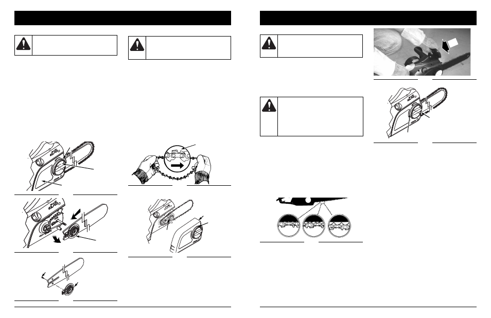 Avertissement, Mise en garde, Entretien et réparations | MTD 1416NT User Manual | Page 34 / 64