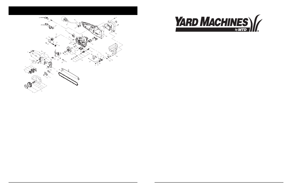 Garantía limitada del fabricante para, Mtd llc, Parts list | MTD 1416NT User Manual | Page 62 / 64