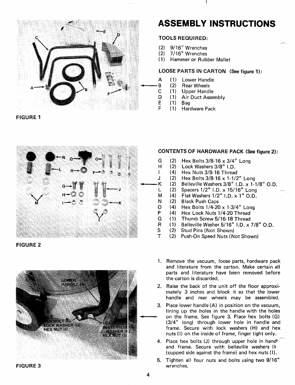 Assembly instructions | MTD 24665L User Manual | Page 4 / 12