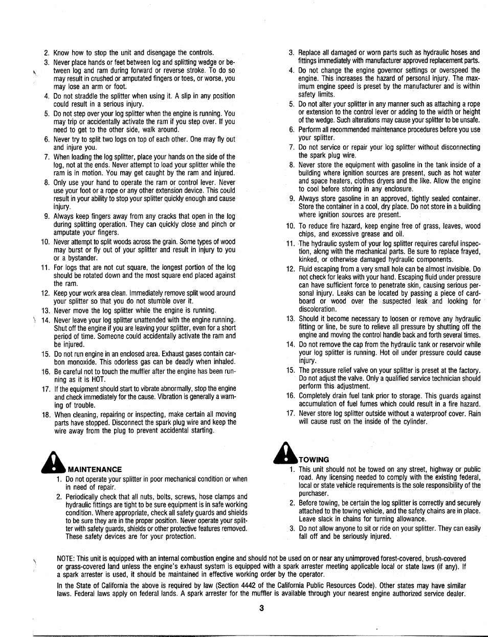 MTD 249-610-000 User Manual | Page 3 / 16