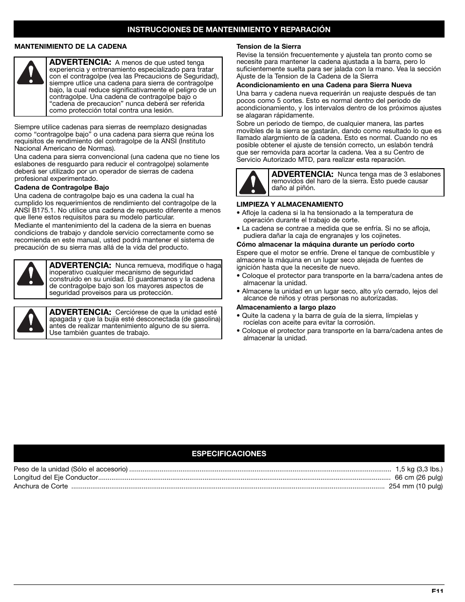 MTD PS720r User Manual | Page 35 / 40