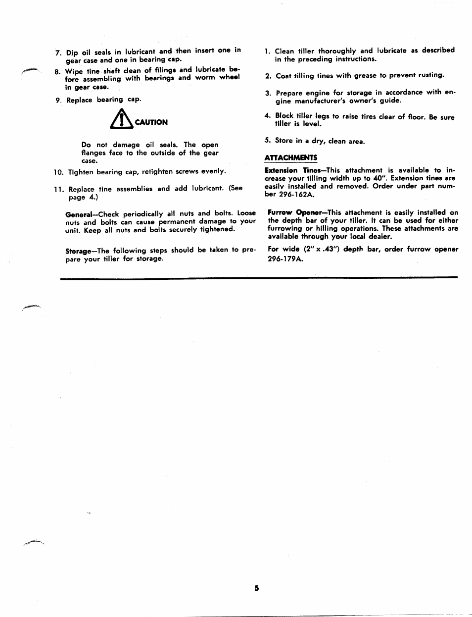 MTD 216-100A User Manual | Page 5 / 12