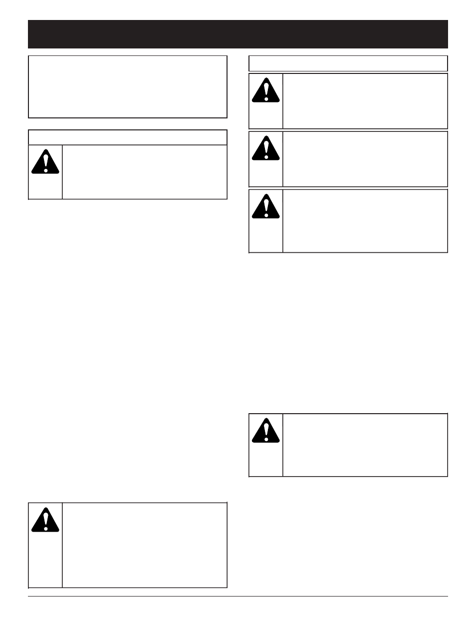 Importantes consignes de sécurité, Avertissement, Danger | Mise en garde, Alerte de sécurité, Consignes de sécurité | MTD YM132 User Manual | Page 19 / 56