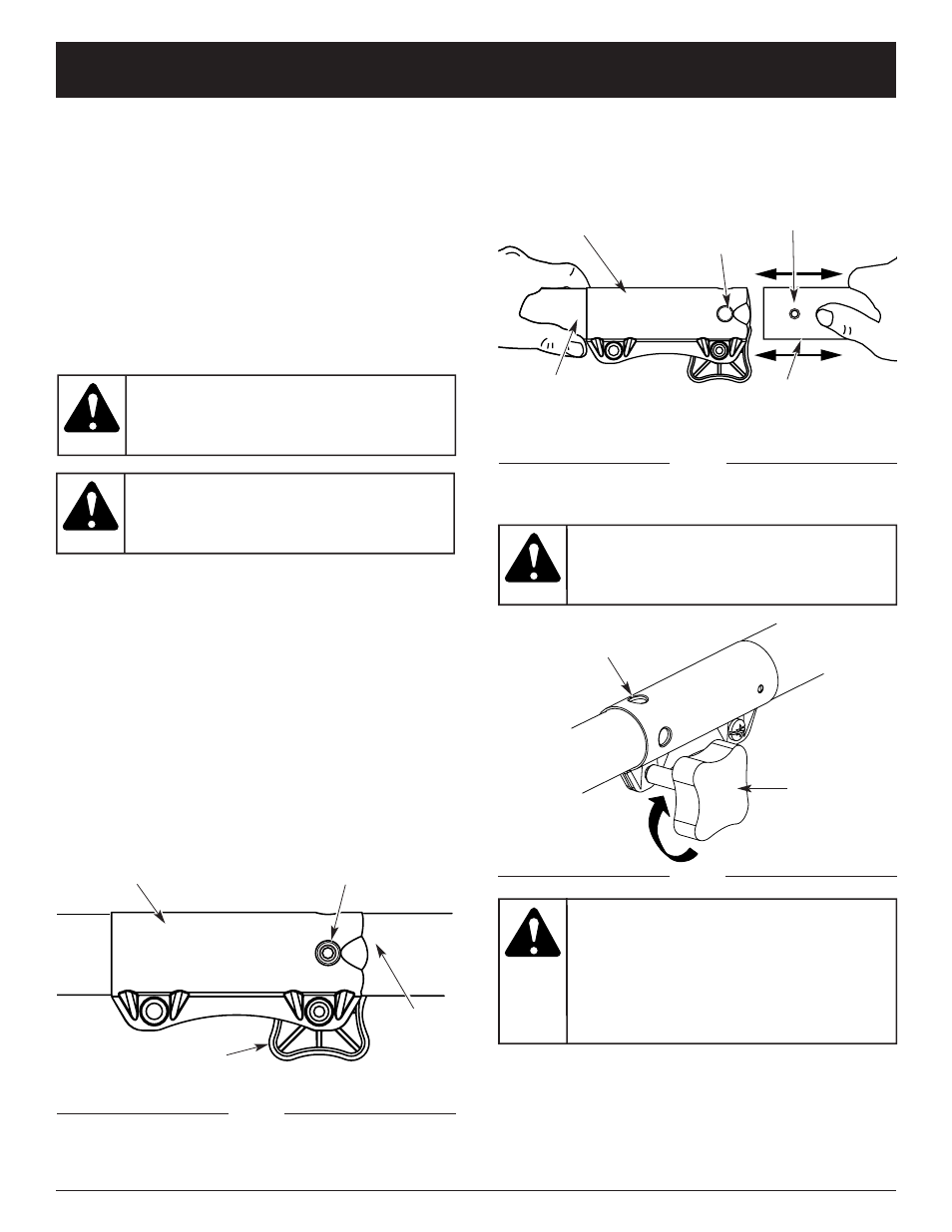 Precaucion, Advertencia, Instrucciones de operacion | MTD YM132 User Manual | Page 41 / 56