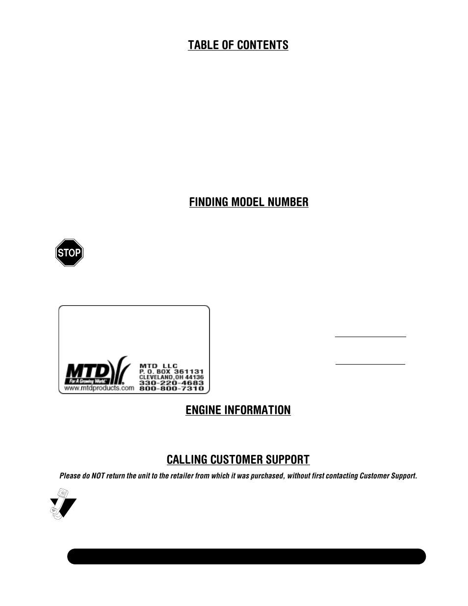 MTD 380 User Manual | Page 2 / 20
