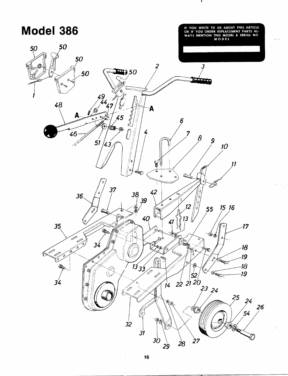 Model 386 | MTD 215-386-000 User Manual | Page 16 / 20