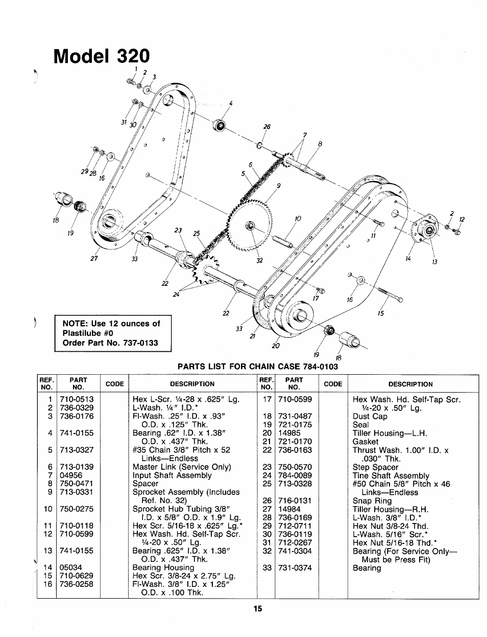 Model 320 | MTD 219-320-000 User Manual | Page 15 / 20